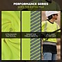 Ergodyne GloWear 8276BK High Visibility Short Sleeve Women’s T-Shirt, ANSI Class R2, Lime/Black, Medium (22313)~#|#~4B3F2068-4423-4CD3-9A61A2E83369D62C_sc7