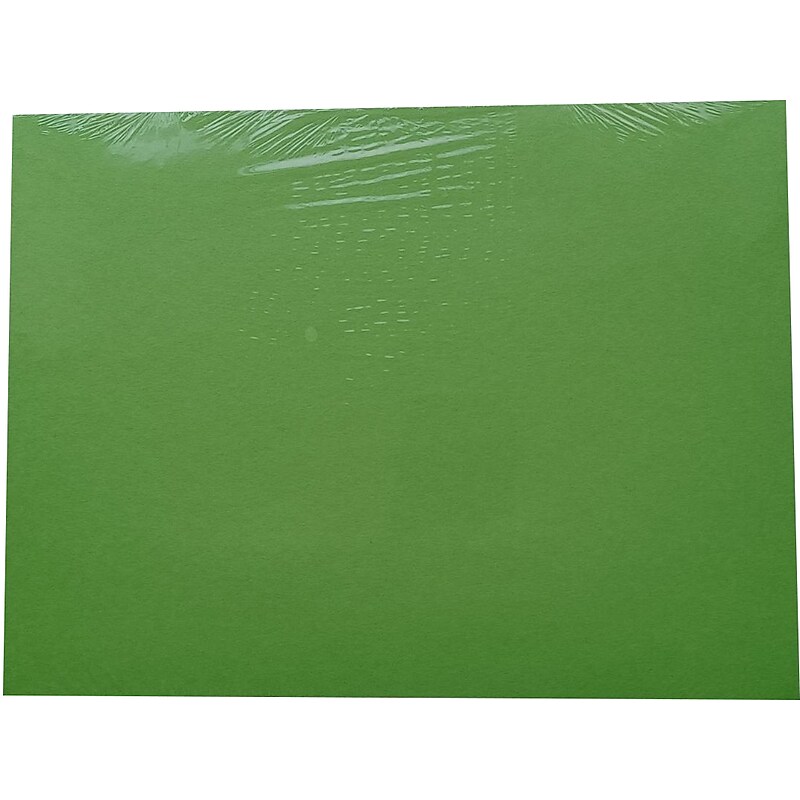 American Paper 12" x 18" Construction Paper, Bright Green, 50 Sheets/Pack (CP12BGR) image 1