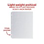 Staples Lightweight Sheet Protector, 8.5" x 11", Clear, 100/Pack (ST63080)~#|#~4B46CE46-C997-44E0-B9404953AD7509A9_sc7
