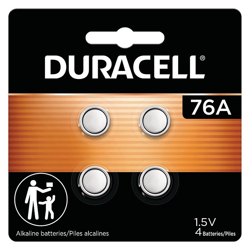 Duracell 76A Alkaline Battery, 4/Pack (PX76A675-4PK) image 1