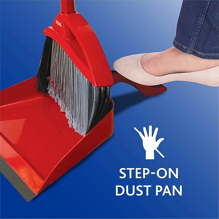 Broom Plastic Pro Pet PowerCorner O-Cedar バンボシ　５点セット　0703 & Red Set, Dustpan ミニカー
