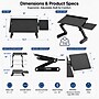 Uncaged Ergonomics WorkEZ Adjustable Keyboard and Mouse Tray, Black (WEKTb)~#|#~4B484ADF-F0D4-4694-AF1EB6D77BD8E199_sc7