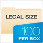 Pendaflex File Folder, 1-Tab, Left Position, Legal Size, Manila, 100/Box (753 1/3-1)~#|#~4B484D8C-CB09-46A6-BF9CA1024D5AA335_sc7