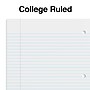 Staples 1-Subject Notebook, 8" x 10.5", College Ruled, 70 Sheets, Blue (ST27500C)~#|#~4B4AA4EF-F190-4C8F-9C14AD6E625AC66C_sc7