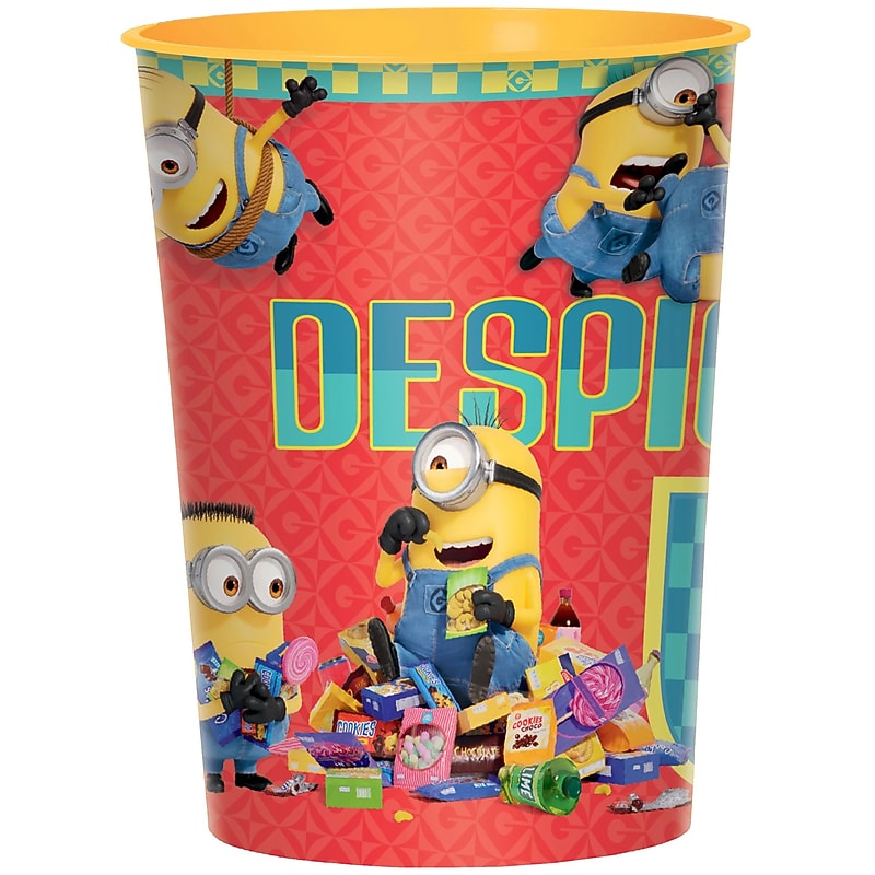 Party City Minions Plastic Favor Cup, 16 oz. (AM424169) image 1