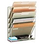 Staples 5-Pocket Metal Mesh Mountable Wall File, Letter Size, Sage Green (ST63849)~#|#~4B50780F-2032-4DCF-8F145B0E3D394A85_sc7