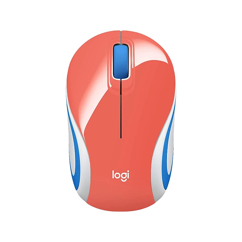 Logitech M187 Wireless Optical USB Mouse with 14" Laptop Sleeve, Blue Sunset (910-005737) image 1