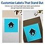 Avery Printable Square Multipurpose Labels, 4" x 4", Bright Blue, 320/Box (94100)~#|#~4B5AB9BA-3D50-4259-8CF42109E3378088_sc7