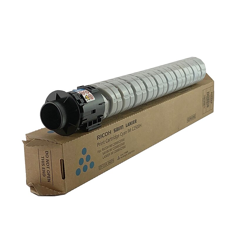 Ricoh 842310 Cyan High Yield Toner Cartridge, Prints Up to 10,500 Pages image 1