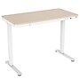 Mount-It! 47"W Electric Adjustable Standing Desk, Maple/White (MI-15004)~#|#~4B6F50D3-A542-4F58-A8DF8D214A28D1B8_sc7