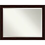 Amanti Art Coffee Bean Brown Frame Wall Mirror, 35.25" x 45.25" (A42674960989)~#|#~4B73BC02-13C5-489A-AF56A1000C13C04C_sc7