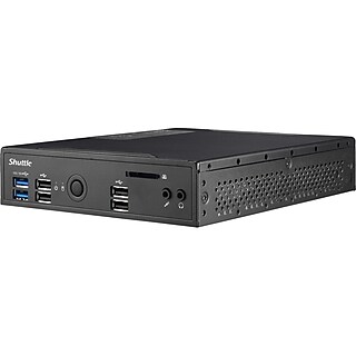 ミニPC 511120 Shuttle DH310 Shuttle XPC Slim Coffee Lake Desktop Computer (DH310) | Staples