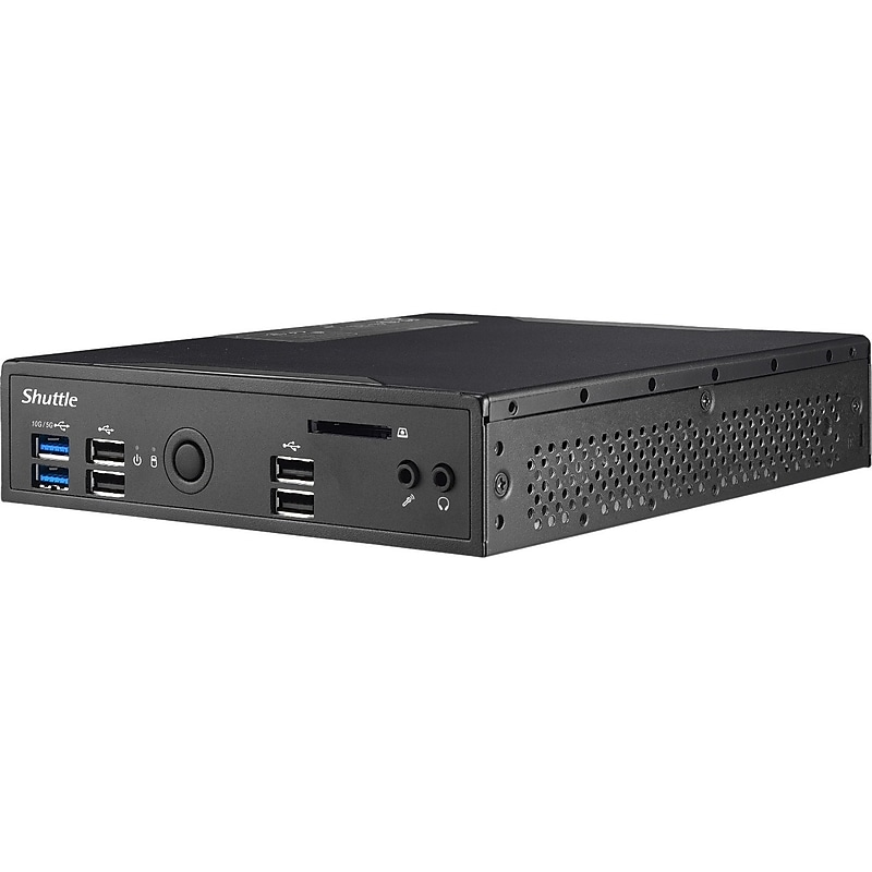 Shuttle XPC Slim Barebone Desktop Computer, Intel Celeron 5205U (DS20U) image 1