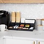 Mind Reader 11 Compartment Plastic Condiments Countertop Organizer, Black (COMORG-BLK)~#|#~4B781427-9207-46D4-B859AB81DD38D750_sc7
