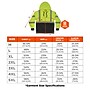 Ergodyne GloWear 8317BK High Visibility Long Sleeve Black Bottom Hooded Sweatshirt, ANSI Type R Class 3, Lime, 5X (22979)~#|#~4B7AA407-4CCE-4F1F-A54DD8D8433B2626_sc7