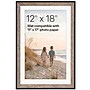 Excello Brands 12" x 18" Wood Picture Frame, Black/Brown (PF-1218-TWTN)~#|#~4B7B2377-C70C-4F56-9061545509FB7E72_sc7