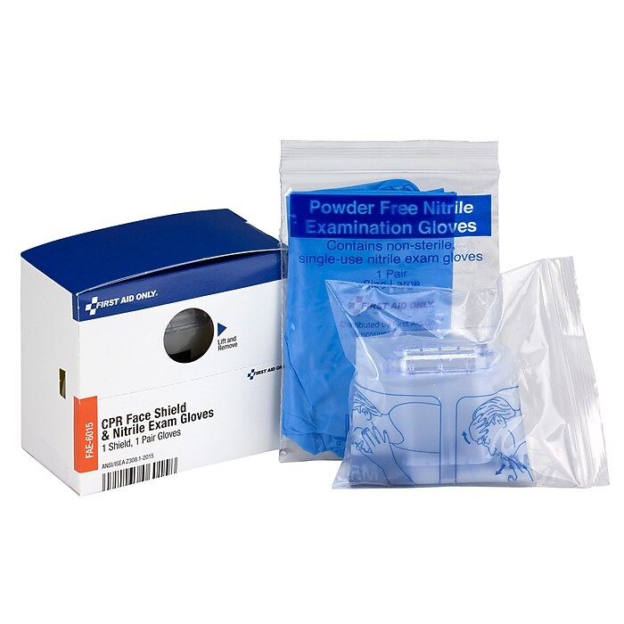 First Aid Only SmartCompliance Rescue Breather, Face Shield and