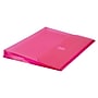 JAM Paper Plastic Binder Pocket, 3-Hole Punched, Pink, 3/Pack (218VB1PIX3)~#|#~4B7F0B69-1E60-4F41-932DCE03CC402E14_sc7