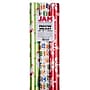 JAM Paper Christmas Wrapping Paper, 25 Sq. ft. x 30", Frosted Holidays Set, 3 Rolls/Pack (165F3FrHo)~#|#~4B7F5175-52F1-4BCD-A48EA99C535E68FD_sc7