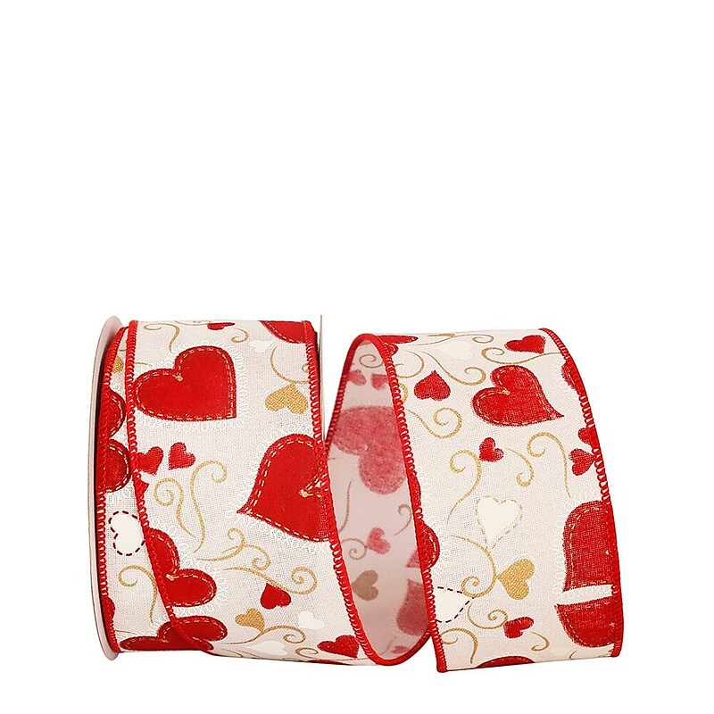 JAM Paper Valentine's Day Ribbon, Multicolored (52640340659) image 1