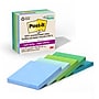 Post-it Oasis Recycled Super Sticky Notes, 3" x 3", Oasis Collection, 70 Sheets/Pad, 5 Pads/Pack (654R-5SST)~#|#~4B824FE7-930F-403A-99E3D73744E3FC25_sc7