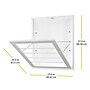 Whitmor Wood Drying Rack, White (6940-8539-BB)~#|#~4B83AE32-2A66-4B96-B8AAA7FAD32C70A9_sc7