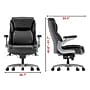 Staples Randolph Ergonomic Bonded Leather Executive Big & Tall Chair, 400 lb. Capacity, Black (ST62818)~#|#~4B881A39-E350-4B9E-A2D1C33050BEB964_sc7
