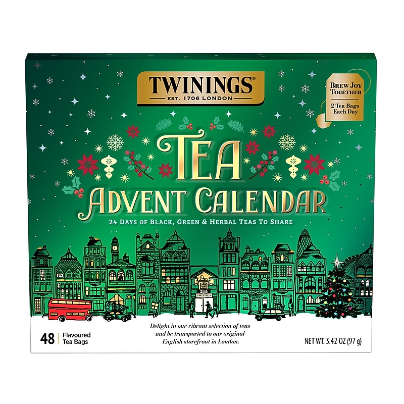 Twinings Tea Advent Calendar Assorted Tea Bags, 48/Box (F18323) image 1