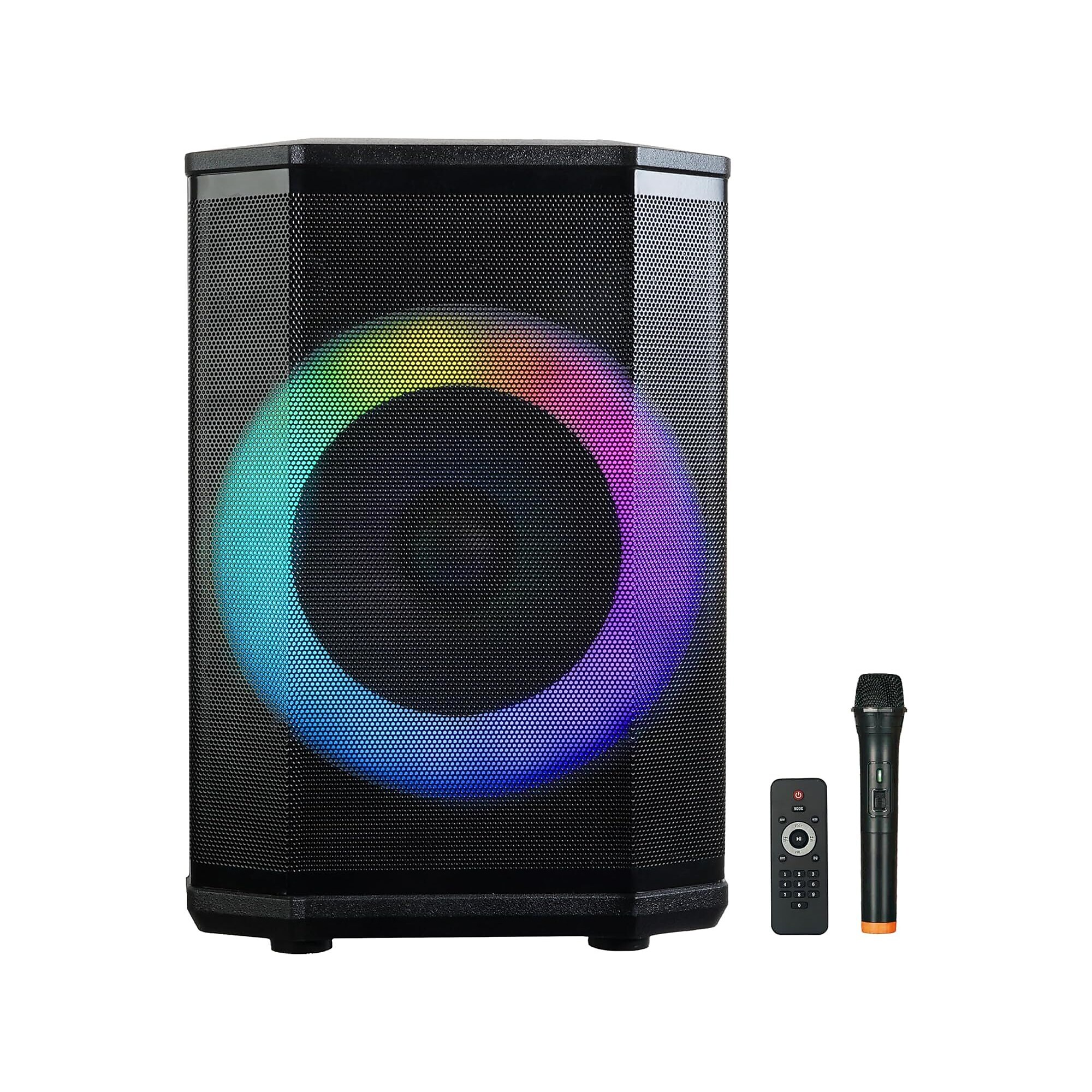 Supersonic IQ-6708DJBT Portable Bluetooth Speaker System, Black, (IQ-6708DJBT) Sansujyuku sansujyuku.com