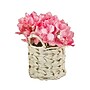 National Tree Company 10" Pink Hydrangea Bouquet in White Basket (MT81-01326GPK-1)~#|#~4B9CF5C8-F8B9-435D-AE364742092F33E7_sc7