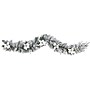 Nearly Natural 6-ft Flocked Poinsettia and Berry Artificial Christmas Garland with 50 Warm White LED Lights (W1312)~#|#~4B9E4D49-E208-40FA-B6D9B7D5C06985E5_sc7
