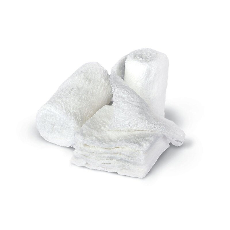 Medline Bulkee II 6-Ply Non-Adherent Non-Woven Gauze Bandages, 4.5" x 4.1 yds., 5/Pack (NON25855P) image 1