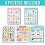 Hadley Designs 11" x 14" Colorful Sound Wall Phonics and Vowels English Posters, 9/Set (HDDX004ACFGFJ)~#|#~4BA37140-98B2-42F4-B11CA910FB6E0FB2_sc7