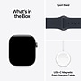Apple Watch Series 12 GPS Smartwatch, 42mm, Space Gray Aluminum Case with Navy Blue Sport Band, Small/Medium (MJE74LS/A)~#|#~4BA584C0-7F33-477B-BBA996A23F060A26_sc7