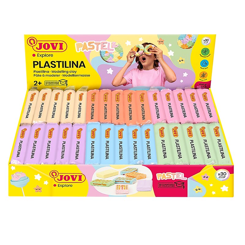 JOVI Plastilina Modeling Clay, 30/Box (JOV70P) image 1