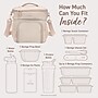bentgo Prep Deluxe Insulated Multimeal Bag, 5-Compartment, Sand (BGPRPBAG-SD)~#|#~4BA5EBC7-BFF2-41FC-A841033621A2AE42_sc7