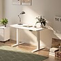 FlexiSpot E7 Commercial 55''W Electric Rectangular Adjustable Standing Desk, White (E7WCOM5528-W)~#|#~4BADA321-854F-4069-A83F0999C5795ED8_sc7