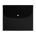TRU RED Plastic Filing Envelope with Snap Closure, Letter Size, Assorted Colors (TR51798)