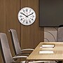 Infinity Instruments Prosaic 12" Quartz Wall Clock, Plastic Case, Battery Powered (90/1224-1SV)~#|#~4BB4D4DE-4A83-48BF-8457AB0308D28112_sc7