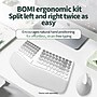 SaharaCase Split Ergonomic Wireless Keyboard and Mouse Combo, White (KB27)~#|#~4BB87353-B31D-4D07-A4280E1D5AA3D1DB_sc7