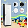 AdirOffice 48"H Single Tier Black/White Storage Locker (ADI629-01-B-W-DL)~#|#~4BBB5B76-28AC-448F-8F31627546FE87CA_sc7