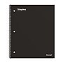 STAPLES Accel 1‑Subject Notebook, 8.5” x 11”, College Ruled, 100 Sheets, Black~#|#~4BBED07E-6E52-48DE-A3F5DCFA9B11BBEB_sc7