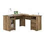 Bush Furniture Cabot 60"W Wood L-Shaped Computer Desk, Reclaimed Pine (WC31530K)~#|#~4BCA0AA0-FE92-40AC-810D89BF52A7D275_sc7