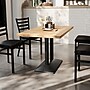 Flash Furniture Bennett Wooden Commercial Indoor Table, 48" x 30", Natural Top/Black Base (GSF3048NTTB002B)~#|#~4BCC846D-792A-4684-A26B20E69D3107E8_sc7