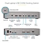 StarTech.com USB-C Dual 4K KVM Docking Station with DisplayPort and 5-Port USB Hub for Windows & Mac (129N-USBC-KVM-DOCK)~#|#~4BCCA7A5-D768-49C1-80B4855DA52029E1_sc7