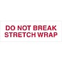 Tape Logic "Do Not Break Stretch Wrap" Security Tape, 2" x 110 yds., Red/White, 36/Carton(T902P08)~#|#~4BCDF417-AD29-4031-978A6D427A55A9D6_sc7