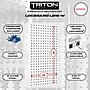 Triton Products LocBoard 18" x 36" x 9/16" Steel Square Hole Pegboards, Set of 2 (LB18-W)~#|#~4BD1AD85-4304-4B6E-9DE59BC18F4A8BB8_sc7