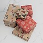JAM Paper Christmas Wrapping Paper, 25 Sq. ft. x 30", Kids Kraft Christmas Set, 5 Rolls/Pack (165K5KRKID)~#|#~4BD20FC1-D9F2-4281-AB6024C66CF9BDCA_sc7