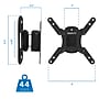 Mount-It! Compact Full Motion TV Wall Mount For TVs up to 50", Holds up to 44lbs. (MI-2829XL)~#|#~4BD4F38A-BC74-45E3-B7D3870EAB667011_sc7