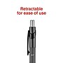 Staples Postscript Retractable Ballpoint Pens, Fine Point, Black Ink, Dozen (18264)~#|#~4BD523DC-0ACA-4364-B7DE4B27A294010F_sc7